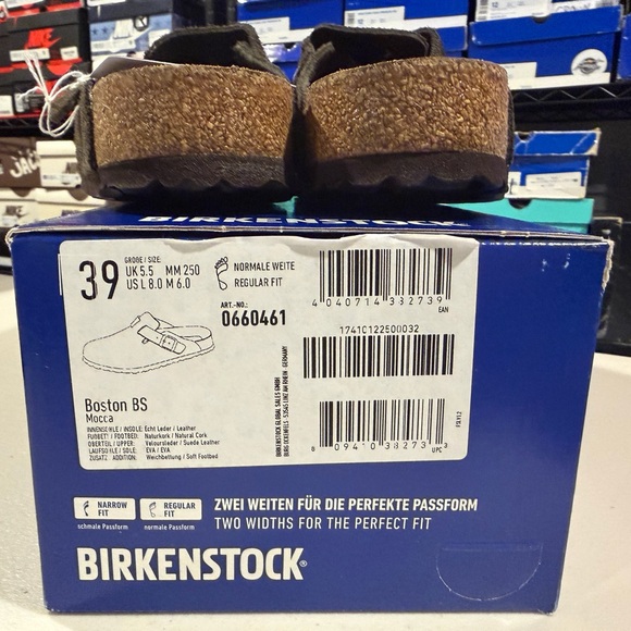 Birkenstock Boston Soft Footbed Suede Mocha - Picture 2 of 4